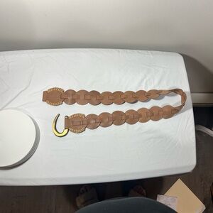 Cocobelle tan leather belt